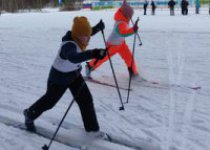 Соревнования по лыжным гонкам среди школьников Вяземского района