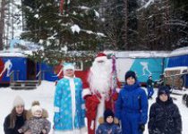 Новогодний спортивный праздник  на базе «Русятка».